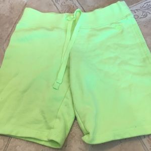 Girls knee length sweat shorts size 12